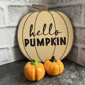 Set of Two Handmade Ceramic Mini Pumpkin Decorations for Halloween | Pumpkin | Pumpkin Decor | Halloween | Halloween Decor | Two Set 1