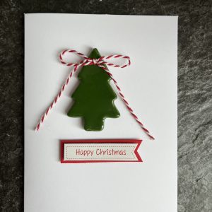 Handmade Christmas Tree Card | Christmas Card | Christmas Card Plain Tree | Handmade Christmas Card for Mum, Dad, Friend